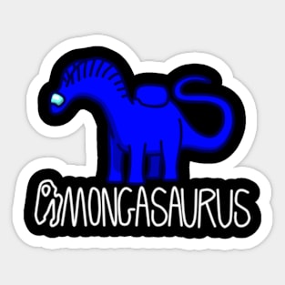 Amongasaurus (blue) Sticker